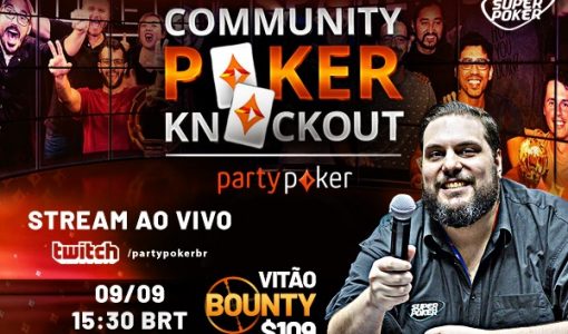 Community Poker Knockout do SuperPoker terá US$ 20 mil garantidos